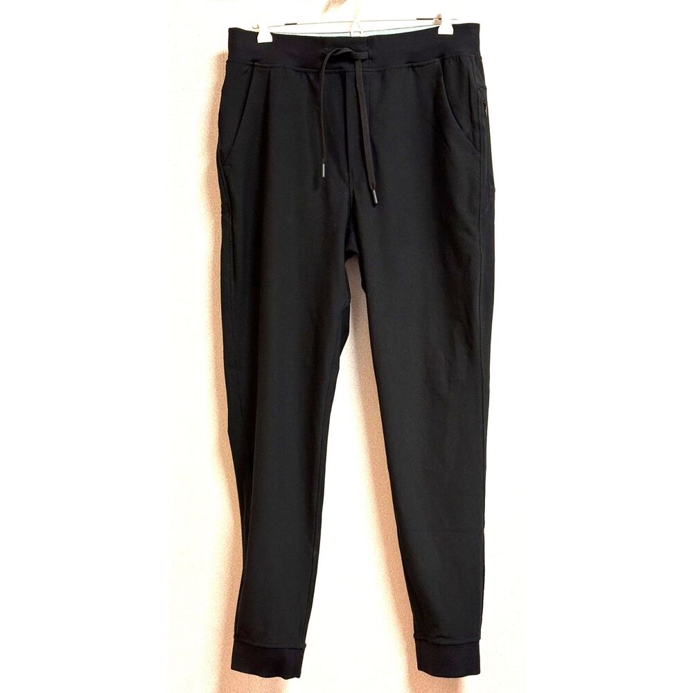 Birddogs Boom Jogger Pants Men’s Large Black Stretch Athletic Zip Pockets